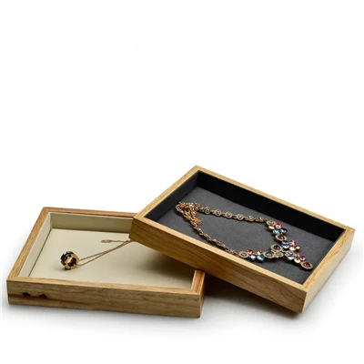 Displaybakjes van microvezel voor ringketting